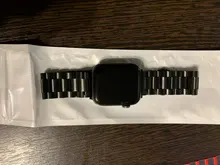 Correa de acero inoxidable para apple watch, pulsera de 44mm, serie Iwatch 5 4 3 2 1, accesorios de 38MM, 40MM, 42MM