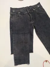 Skinny Jeans Denim Pants Double-Button Spring High-Waist Woman Mujer 