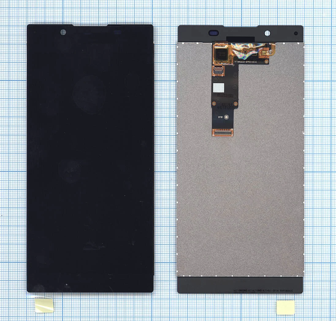 Дисплей (экран) в сборе с тачскрином для Sony Xperia L1 Dual (G3311 G3312) черный | Мобильные