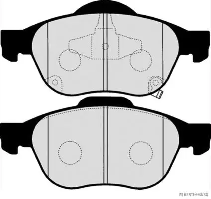 Колодки тормозные TOYOTA AVENSIS 1.6-2.0 99-03/VERSO 01- передни