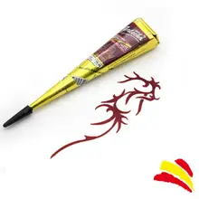 Натуральная хна для татуировок Временная паста живопись татуировки 25 г Цвет Красный