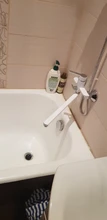 Shower Faucet Spray-Painting Bathroom-Tap Brass Frap White Outlet Body-Surface