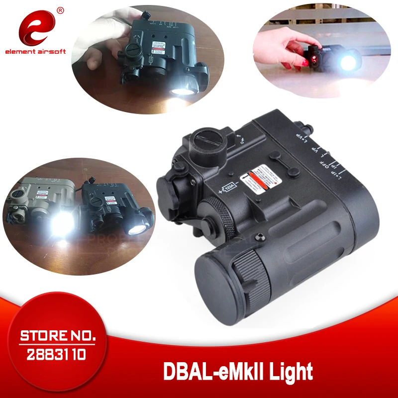 Element Airsoft DBAL светодиодный тактический вспышки светильник оружия пистолет EMKII IR