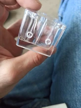 Soporte de tubo de cristal lirio para acuario, accesorio de filtro de paisaje fijo, gancho, soporte de ajuste, entrada salida, manguera de agua, 1 ud.