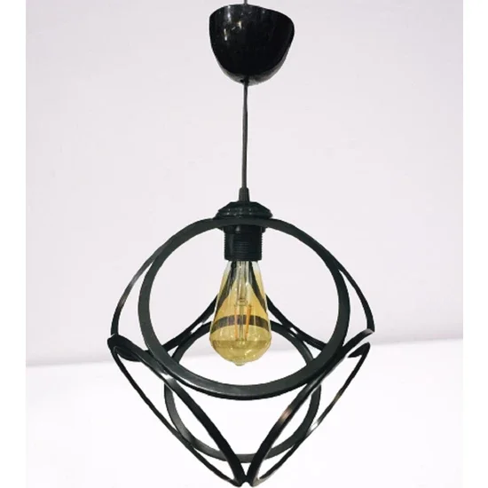 

World Single Black Chandelier
