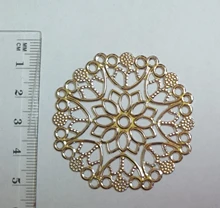 Envío gratis de envolturas de filigrana conectores regalo de artesanía metálica decoración DIY 3,5 cm 5,0 CM