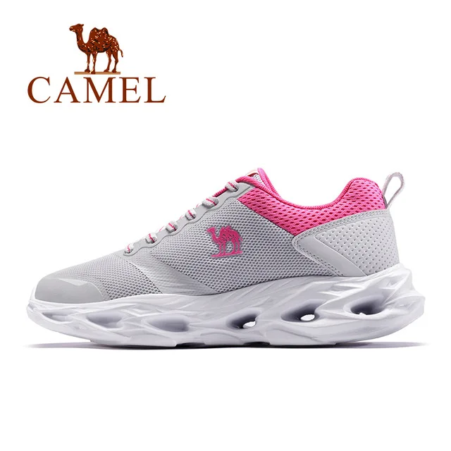 CAMEL/мужские и женские кроссовки для бега, легкие, Max, спортивные, зимние, амортизирующие, дышащие, для улицы, противоскользящие - Цвет: 618Gray Female