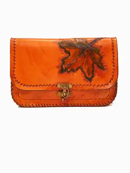 

Women Handbags Genuine Leather Handbag 2020 Luxury Branded Shoulder Bag New Trend Special Embroidered Designer Bag Purse Ladies