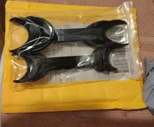 Abrelatas Dental de doble cabeza en forma de T, labio mejilla Intraoral, negro, 4 Uds.