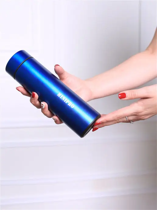 Thermos smart with термодатчиком MiniPro (blue) | Дом и сад
