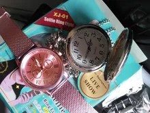 VIGOROSO-reloj de bolsillo de cuarzo para hombre y mujer, de aleación de Metal negro, Estilo Steampunk, clásico, con bolsillos, cadena, collar, colgante