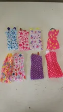 Conjunto de 42 accesorios para vestir muñecas Barbie, Juego de 10 zapatos, 8 collares, 4 gafas, 2 diademas, 2 bolsos y 8 vestidos para muñecas