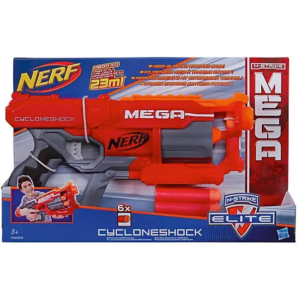 Бластер "Циклон-шок", МЕГА, NERF
