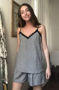 

Trendyol Gingham Pajamas set THMSS20PT0405