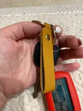 LLavero de cuero sintético para hombre y mujer, 8 colores, regalo de negocios, llavero para hombre y mujer, correa para llave de coche, billetera para la cintura, llaveros