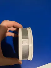Sensores de monóxido de carbono y Detector de humo 2 en 1, pantalla LCD operada por batería, alarma de humo con luz LED, advertencia de sonido intermitente