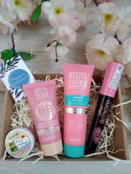 

Gift cosmetic set of funds for the faces of Belarusian brands (bielita, belordesign)