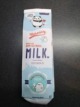 Estuche escolar de Corea para niños y niñas, estuche de lápices de leche inusuales, material escolar