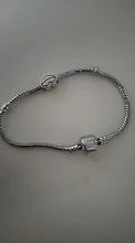 Abalorio de Color plateado de 3mm para mujer, pulsera Europea Original, joyería de moda, regalo para mujer, envío directo