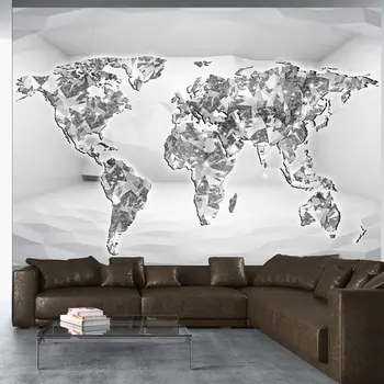 

Diamond wall mural-map-200x140 cm