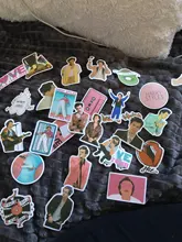 Pegatinas de grafiti para monopatín, pegatinas de grafiti de estilo británico de Harry Edward, para nevera, guitarra, portátil, bricolaje, calcomanías impermeables, 50 Uds.