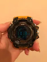 SMAEL-Reloj de pulsera deportivo Digital para hombre, resistente al agua, militar, Masculino, 1802