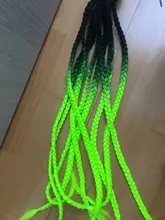 MISS ROLA-extensiones de cabello trenzado con brillante giro de 24 pulgadas, trenzas Jumbo con degradado, soporte de cabello sintético, venta al por mayor