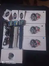 Longet-reloj inteligente para hombre, de 44mm completamente dispositivo con pantalla táctil, rastreador de Fitness, presión arterial, Bluetooth, llamadas, pk IWO12 W46 FK88
