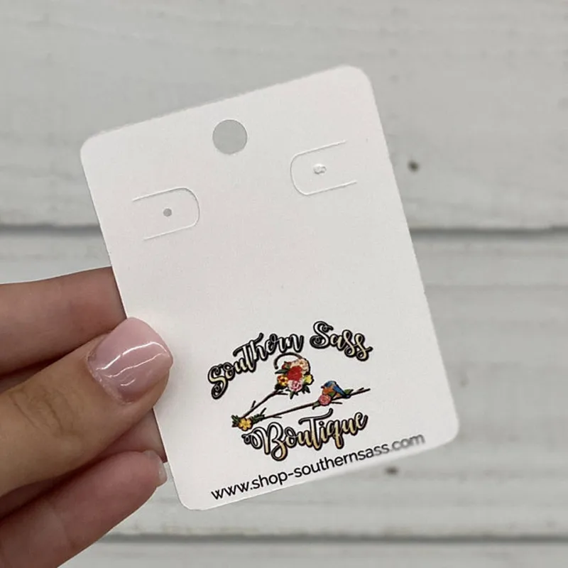 Custom Earring Cards 2.25 Inches By 3 Inches Personalized, Logo,design  Jewelry Display Cards - Cards & Invitations - AliExpress