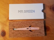 MR.GREEN-Pinzas para cejas, extractor de pelo fino de Belleza del cabello de colores, pinzas para cejas inclinadas de acero inoxidable, herramientas de maquillaje para eliminación
