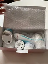 Cepillo de limpieza Facial eléctrico 3 en 1, masajeador Facial giratorio de silicona, limpieza profunda con cepillo, exfoliación de la piel, resistente al agua, 50