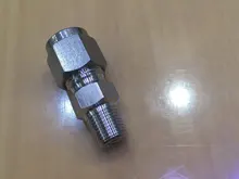 Compression-Connector Pipe-Fitting Double-Ferrule 304-Stainless-Steel NPT Male 10mm 8mm