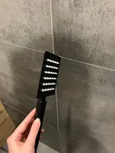 Bathroom Faucet Black Rain Shower Head Thermostatic Bath Faucet Wall Mounted Bathtub