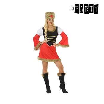 

Costume for Adults Russian woman Red (2 Pcs)