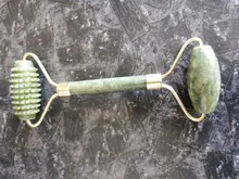 Facial-Massage-Roller Guasha-Board Face-Lift Jade-Stone Relaxation Body-Skin Double-Heads