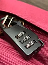 Mini candado de aleación portátil para equipaje de viaje al aire libre, mochila con cremallera, bolso de mano seguro, antirrobo, combinación de código, bloqueo de número