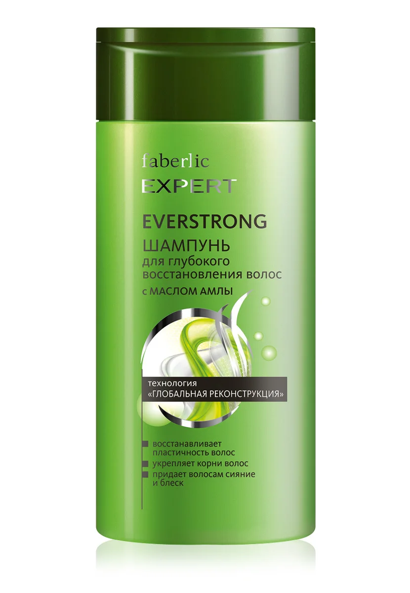 Shampoo for deep hair restoration with Amla Oil EverStrong |