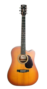 

Mr600f-lvbs Mr series electro-acoustic guitar, with neckline, Cort