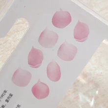 Rollo de cinta Washi de pétalos de flores para álbum de recortes, rollo de pegatinas de hojas para diario, adhesivo de papelería, 200 Uds.