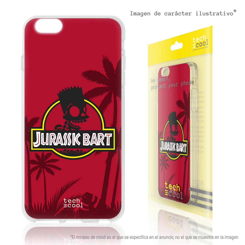FunnyTech®Силиконовый чехол для huawei P9 Lite L Simpsons Parody Jurassic Bart vers3
