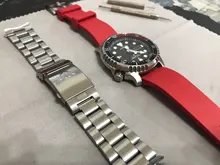 Correa de reloj de goma de flúor de primera calidad, pulsera de 20mm, 22mm y 24mm, barra de liberación rápida, banda de reloj para cada marca