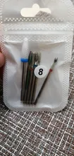 Fresas de diamante para manicura, taladro de cerámica para uñas, molinos de eliminación de broca para uñas, juego de herramientas eléctricas para manicura de Gel, 6 uds.
