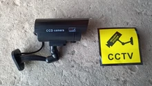 Cámara falsa para exteriores cámara de vídeo de vigilancia de seguridad para el hogar, simulada, cctv, Mini cámara videcam, batería HD, LED intermitente