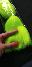 Pelo trenzado sintético 100g 24 pulgadas Single Color degradado verde amarillo Rosa rubia trenza extensión de pelo giro Jumbo MUMUPI