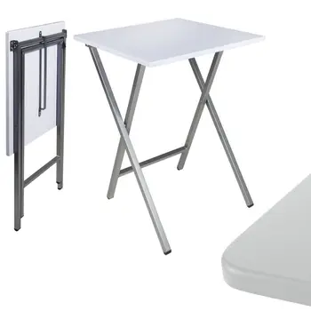 

Table folding Multipurpose Table portable square Blanca 48x48x65 cm