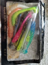 Soft Lures Wobblers Jig Fishing Worm Carp-Bass Silicone Swimbait Proleurre Easy-Shiner