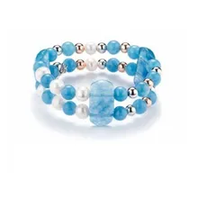 SOVEREIGN CRISTAL MAGIQUE браслет латунь ангелит жемчуг J2945