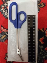 Quiropody-tijera de uña del pie con agarre fácil, cortador para discapacitados, manicura y pedicura, 20cm (7,87 ) de largo alcance