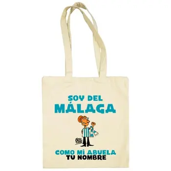 

Cloth bag I'm Málaga like my grandmother customizable with name