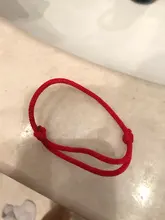 Pulsera de cuerda roja de la suerte para hombre y mujer, pulsera de cadena tejida hecha a mano, joyería para pareja